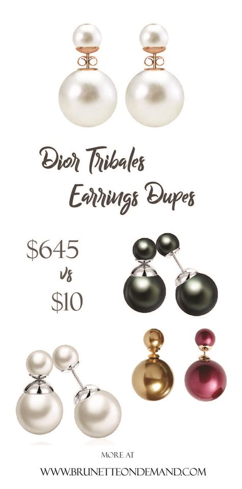 dior earring dupes|Dior tribales earrings dupe.